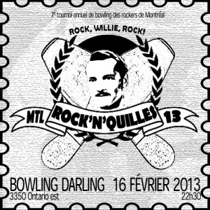7e tournoi annuel de bowling des rockers de Montréal